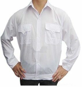 Áo Bảo Hộ Công Nhân Tay Dài Vải Lon QABH0009