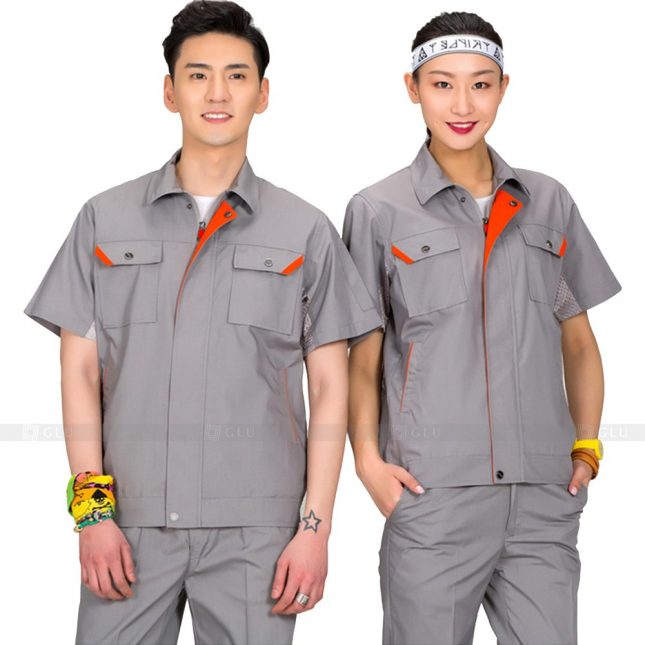 Áo Bảo Hộ Công Nhân Giá Rẻ - QABH00005 1 Áo bảo hộ công nhân QABH0005