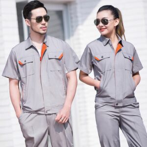 Quần Áo Bảo Hộ Tay Ngắn Cho Nhân Viên Sửa Chữa – QABH0061