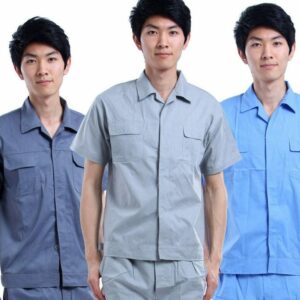 Áo Bảo Hộ Lao Động Tay Ngắn Cho Công Nhân – QABH0011