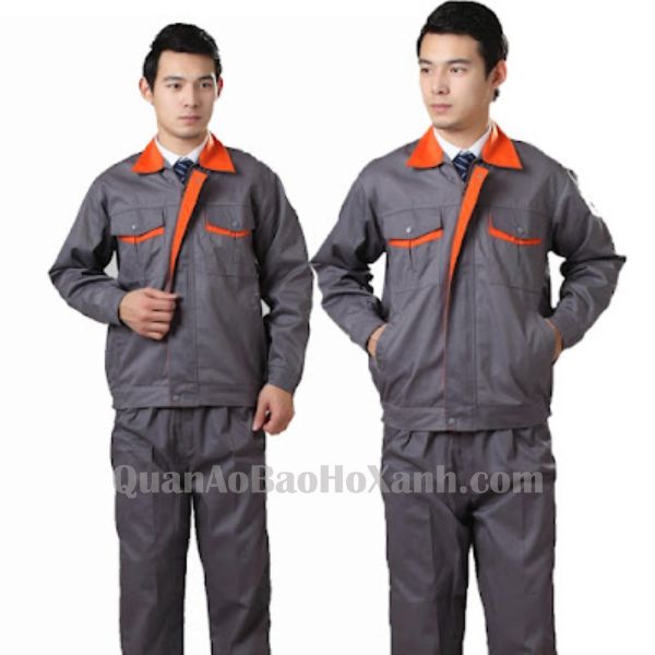 Đồng Phục Bảo Hộ Lao Động Tay Dài Phối Màu Cao Cấp 1 Đồng Phục Bảo Hộ Tay Dài