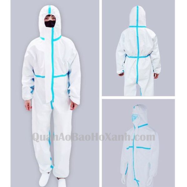 Quần Áo Bảo Hộ Phòng Dịch Dùng Một Lần - QQPS00067 1 Quần Áo Bảo Hộ Phòng Dịch