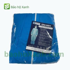 Quần Áo Bảo Hộ Y Tế Phòng Sạch Cao Cấp 4 Món
