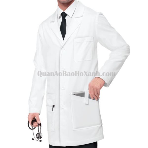 Áo Blouse Bác Sĩ Bệnh Viện Chuyên Nghiệp - QBVI00015 1 Áo Blouse Bác Sĩ Bệnh Viện