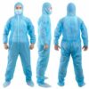 Quần Áo Bảo Hộ Y Tế Phòng Dịch Đơn Giản Bộ 4 Món Dùng 1 Lần 4 quần áo bảo hộ chống dịch cho nam và nữ