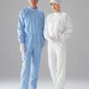 Áo Bảo Hộ Y Tế Vải Kate Trắng Size S Đến XXXL