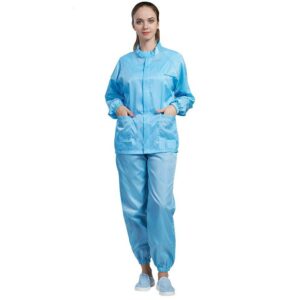 Đồng Phục Phòng Sạch Cotton Không Dệt Chuẩn EN ISO ASTM