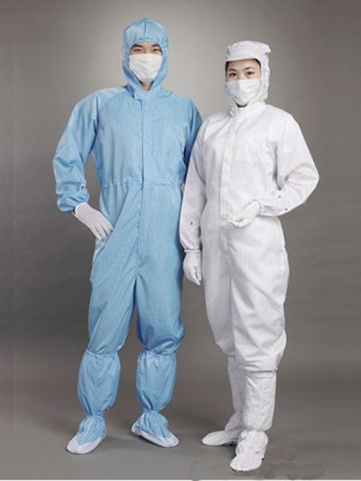 Đồng Phục Phòng Sạch MICROGARD Anh Quốc Chống Hóa Chất Vi Rút 1 Quần áo bảo hộ Xanh Trắng