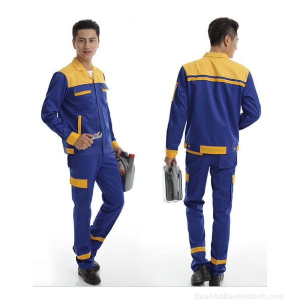 Quần Áo Bảo Hộ Vải Jean Cotton May Theo Số Đo 1 Quần Áo Bảo Hộ An Toàn