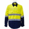 Áo Bảo Hộ Công Nhân Sơ Mi Tay Dài Phản Quang Uy Tín - QAPQ00080 6 Áo Bảo Hộ Phản Quang