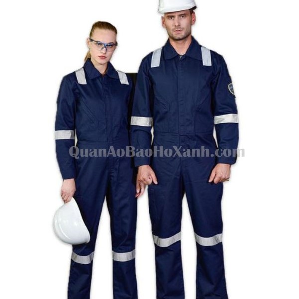 Quần Áo Bảo Hộ Phản Quang Vải Kaki Xanh Đen Xám 1 Quần Áo Bảo Hộ Có Phản Quang