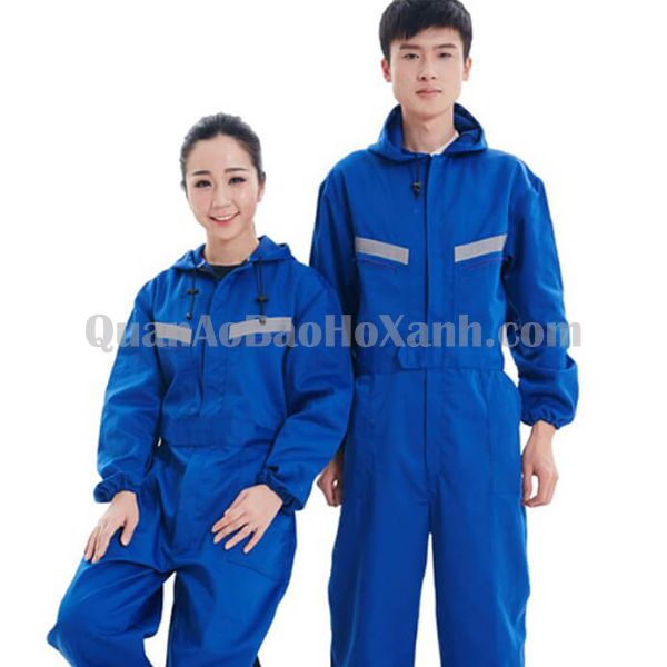 Áo Liền Quần Bảo Hộ Thời Trang Chống Thấm Màu Xanh 1 Áo Liền Quần Bảo Hộ Chất Lượng
