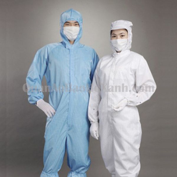 Quần Áo Chống Tĩnh Điện An Toàn Cho Người Lao Động - QQAC00013 1 Quần Áo Chống Tĩnh Điện Đạt Chuẩn