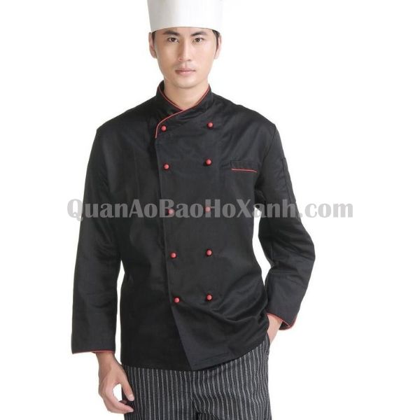Quần Áo Đầu Bếp Theo Tiêu Chuẩn Phù Hợp – QADB00033 1 Quần Áo Đầu Bếp Chất Lượng