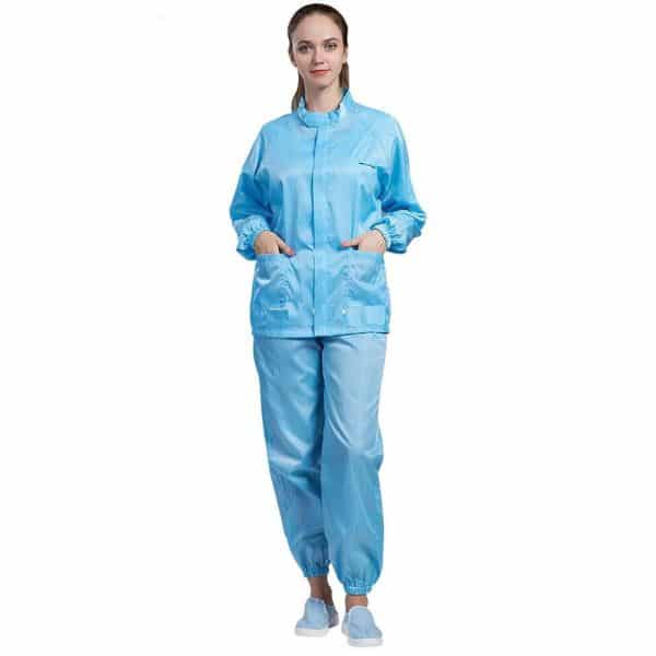 Quần Áo Phòng Sạch Chống Bụi Cao Cấp Cho Nhà Máy - QQPS00229 1 Quần Áo Phòng Sạch Chống Bụi