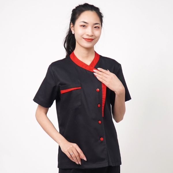 Quần Áo Đầu Bếp Chất Lượng Hàn Quốc Cao Cấp Hiện Đại - QADB00105 3 Quần Áo Đầu Bếp Chất Lượng Giá Rẻ