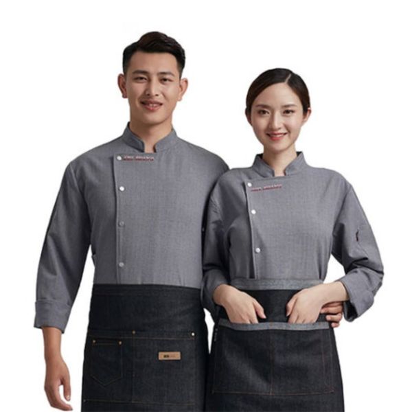 Quần Áo Đầu Bếp Chất Lượng Hàn Quốc Cao Cấp Hiện Đại - QADB00105 4 Quần Áo Đầu Bếp Chất Lượng Uy Tín