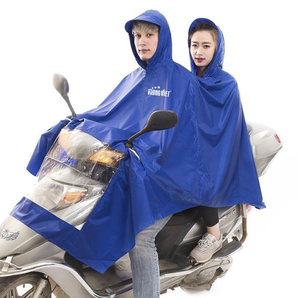 Áo Mưa Đôi Tiện Lợi Cho Cập Đôi - QQAM00112 2 Áo Mưa Đôi Bền Bỉ