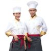 Quần Áo Đầu Bếp Chuyên Nghiệp Chống Nóng - QADB00113 5 Quần Áo Đầu Bếp Chuyên Nghiệp Form Chuẩn