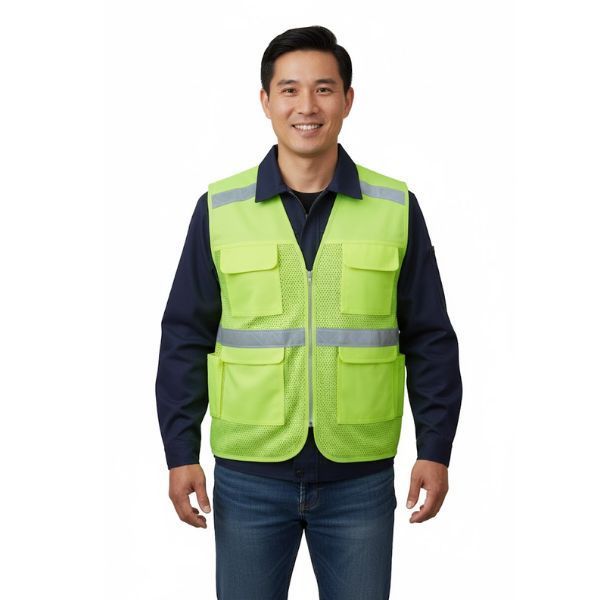 Top 8 Áo Phản Quang Cao Cấp Bền Đẹp Được Ưa Chuộng Hiện Nay 3 Áo Phản Quang Cao Cấp Thoáng Mát