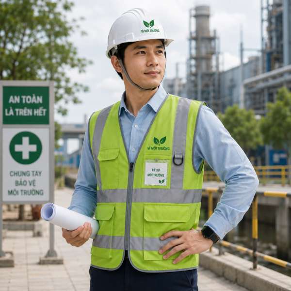 Áo Phản Quang Kỹ Sư Chuyên Nghiệp