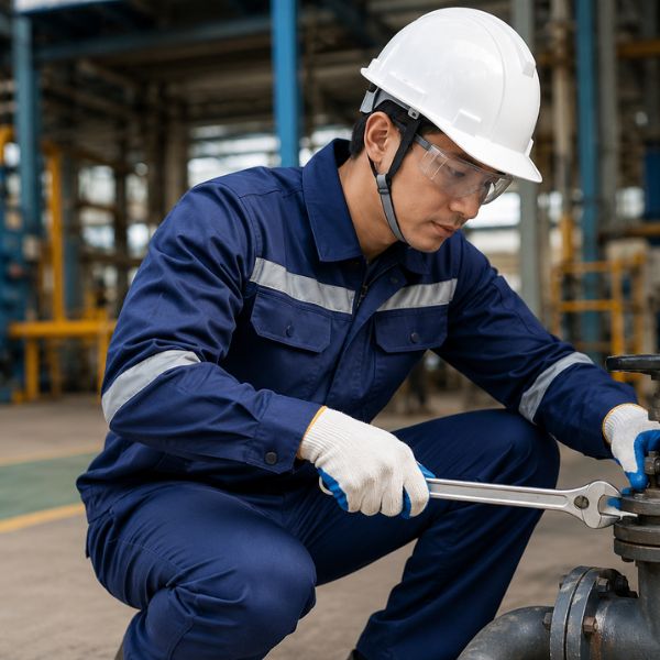 Đồng Phục Bảo Hộ Công Nhân Liền Quần