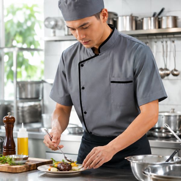 5 Cách Chọn Quần Áo Đầu Bếp Chính Hãng Chất Lượng Cao 3 Áo Mưa Siêu Nhẹ Cao Cấp